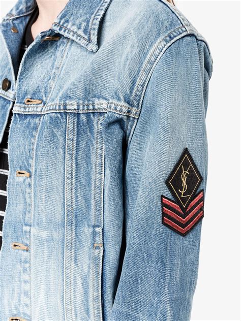 ysl jean jacket|yves Saint Laurent men's jacket.